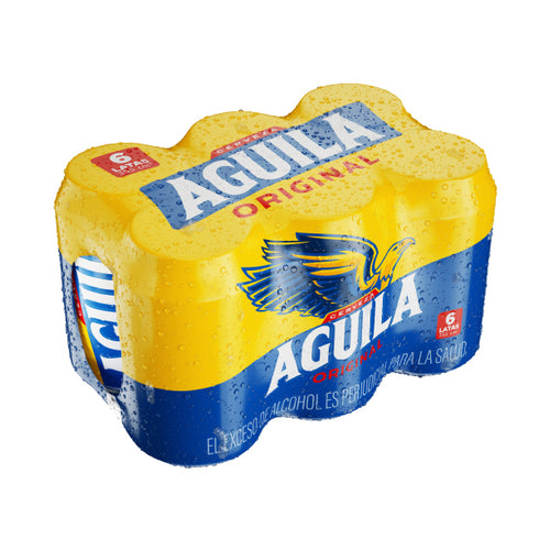 CERVEZA AGUILA 6U 330M LATA